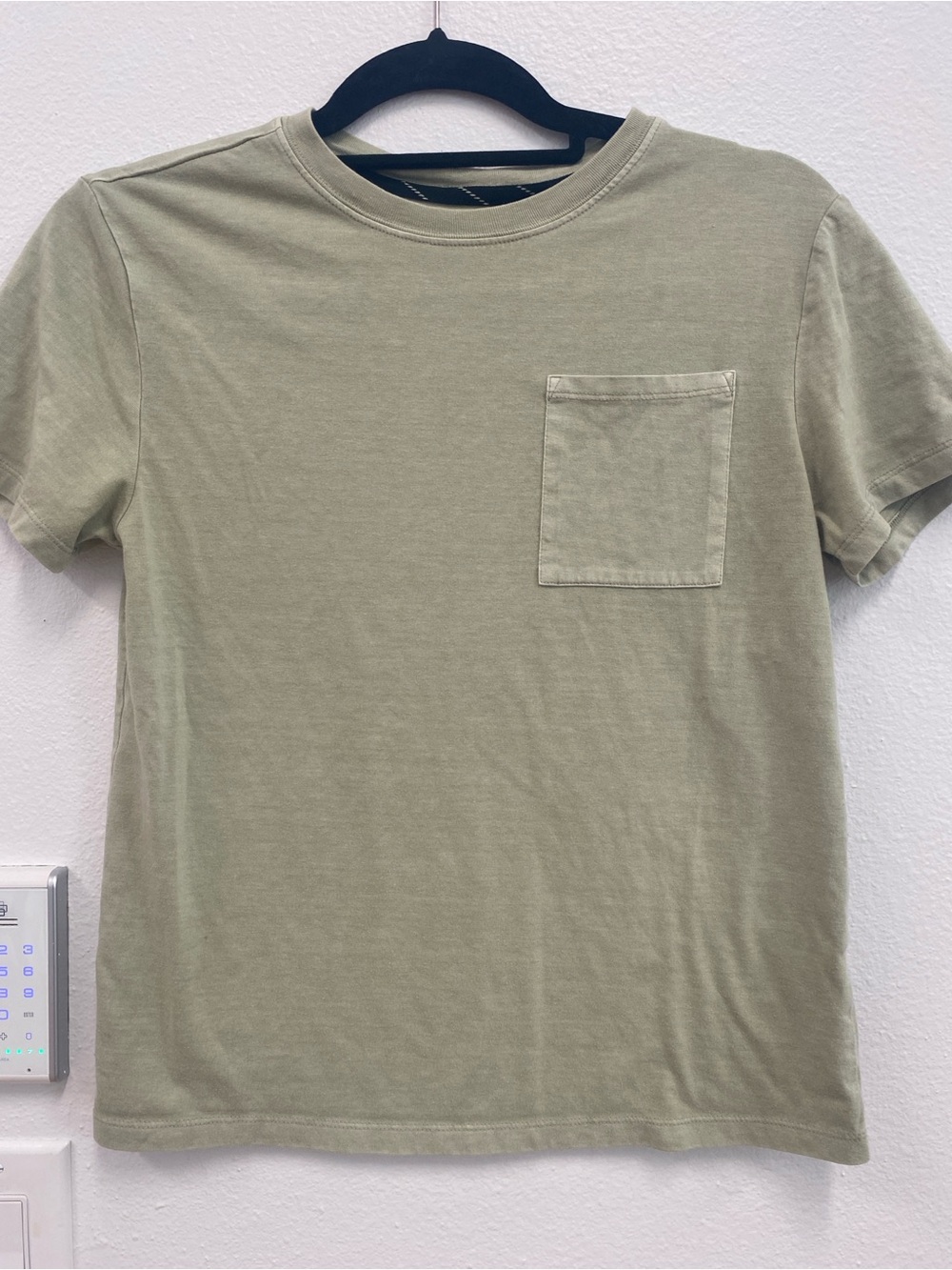 art class Olive Crew Neck Short Sleeve Pocket Tee